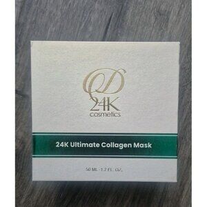 D24k Cosmetics 24K Ultimate Collagen Face Mask 1.7fl.oz Beauty Cell Rejuvenation